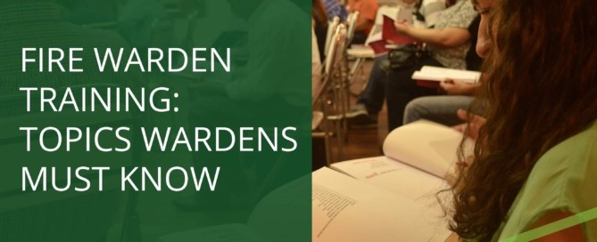 Fire warden training