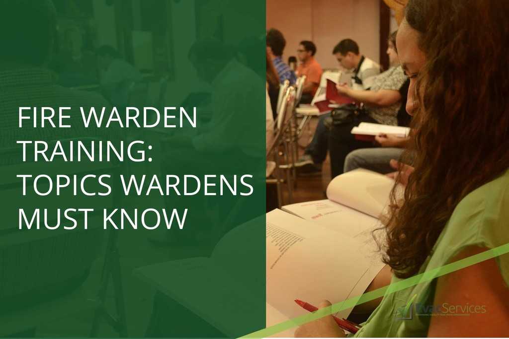 Fire warden training